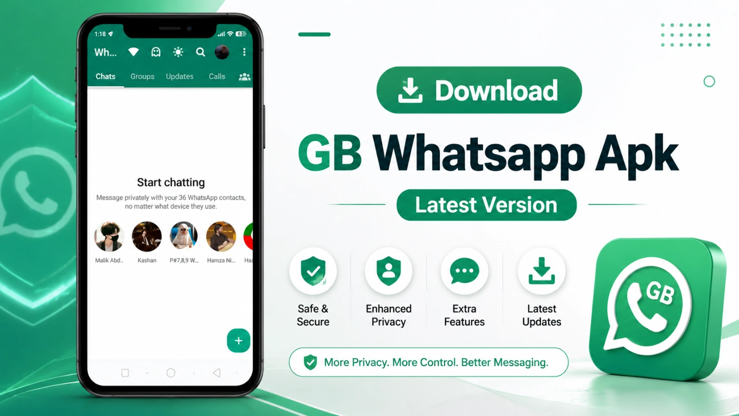 GB WhatsApp APK Latest Version download banner