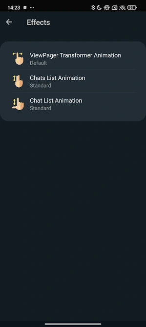 GB WhatsApp chat privacy settings screen